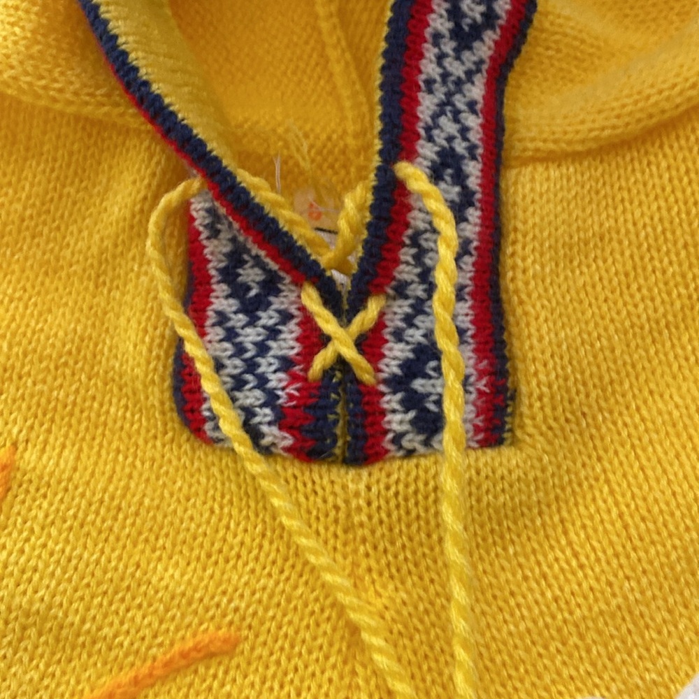 Kids Pullover Artisan Handmade Poncho with Hood - Picture 13 of 16
